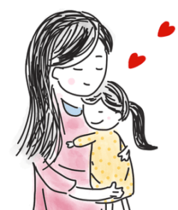 保育士と子供のイラスト