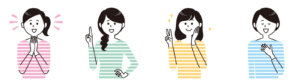 女の人のイラスト